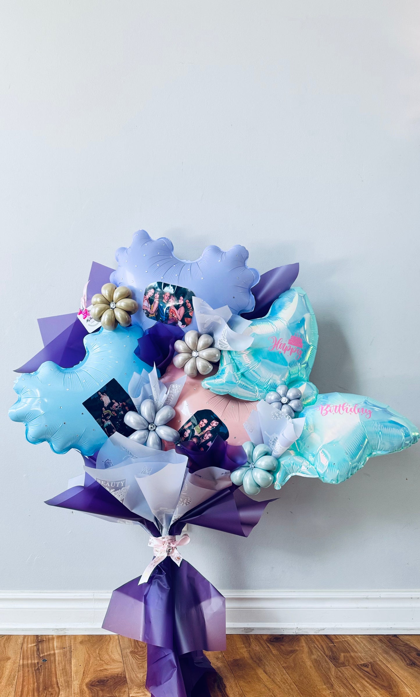 KATSEYE Inspired Personalized Birthday Balloon Bouquet