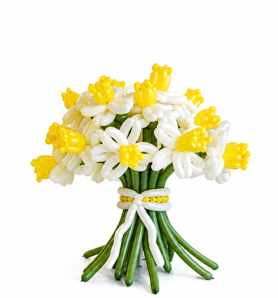 Balloon Daffodil Bouquet