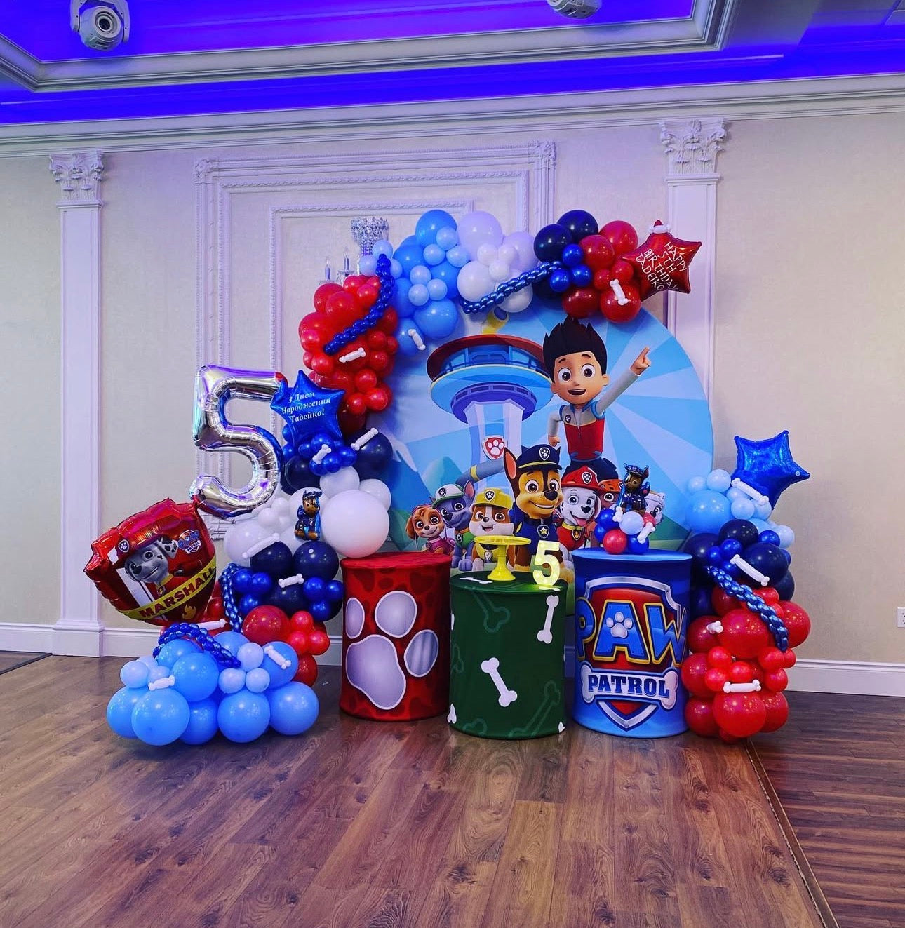 Paw Patrol Adventure Birthday Backdrop