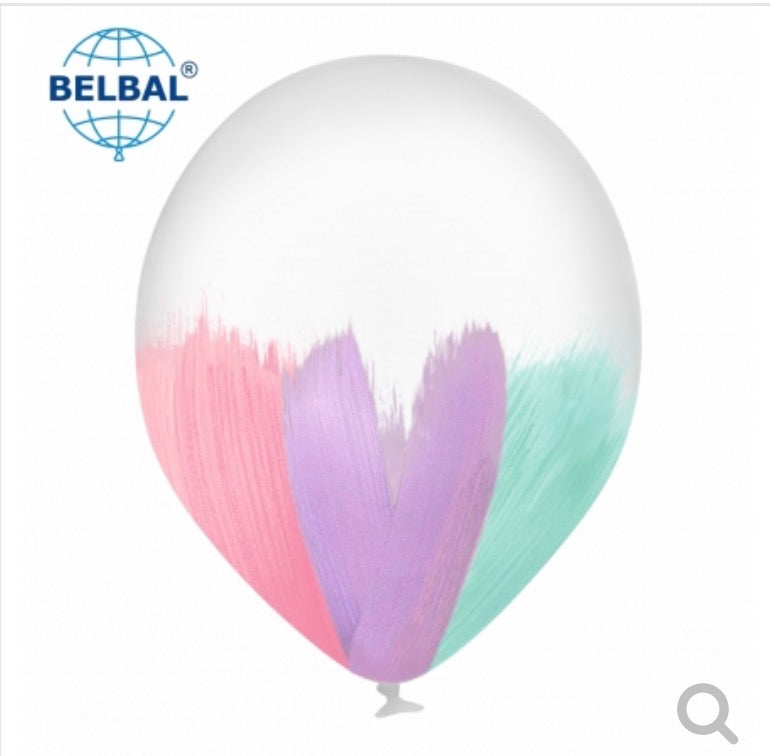 Unicorn Brush Balloons - Pack of 10