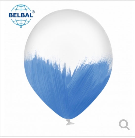 Dark Blue Brush Balloons - Pack of 10