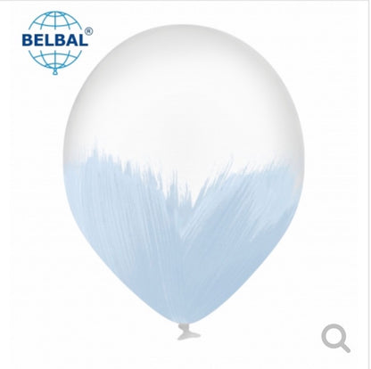 Light blue Brush Balloons - Pack of 10