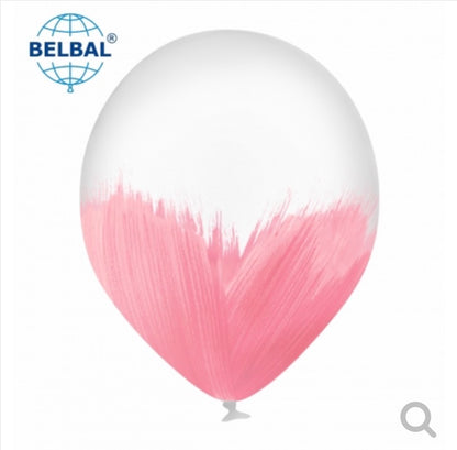 Pink Brush Balloons - Pack of 10