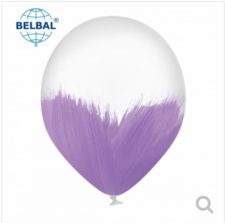 Purple Brush Balloons - Pack of 10