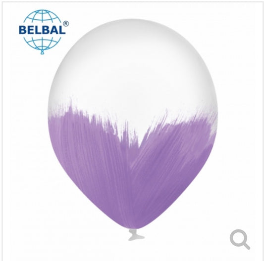 Purple Brush Balloons - Pack of 10