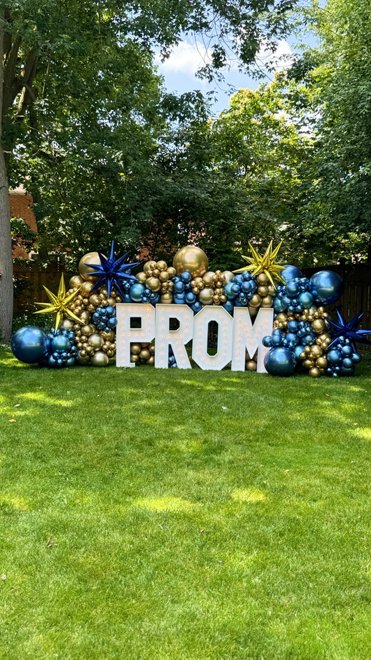 LED Marquee Letters + Balloon Installations