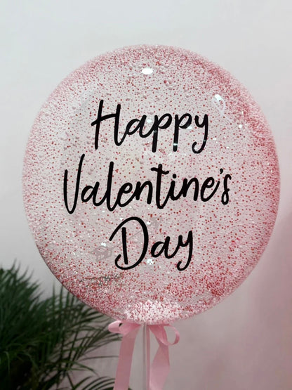 Jumbo balloons with custom signs (bobo balloons)