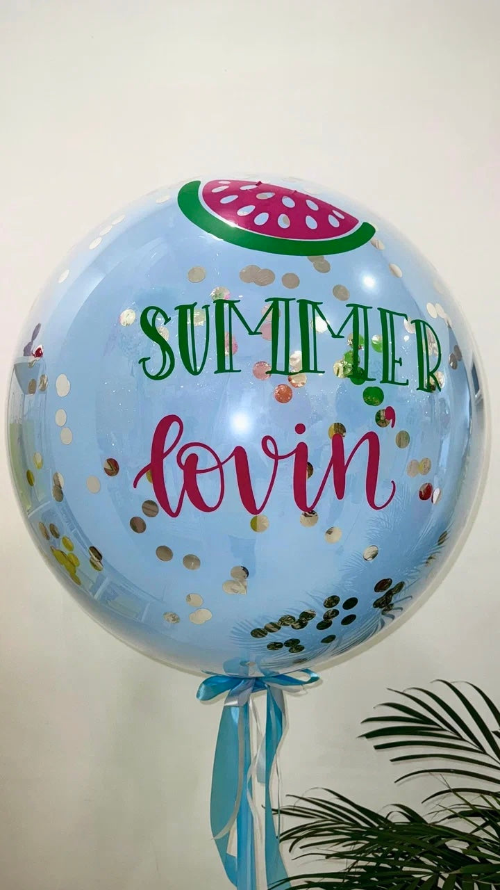 Jumbo balloons with custom signs (bobo balloons)