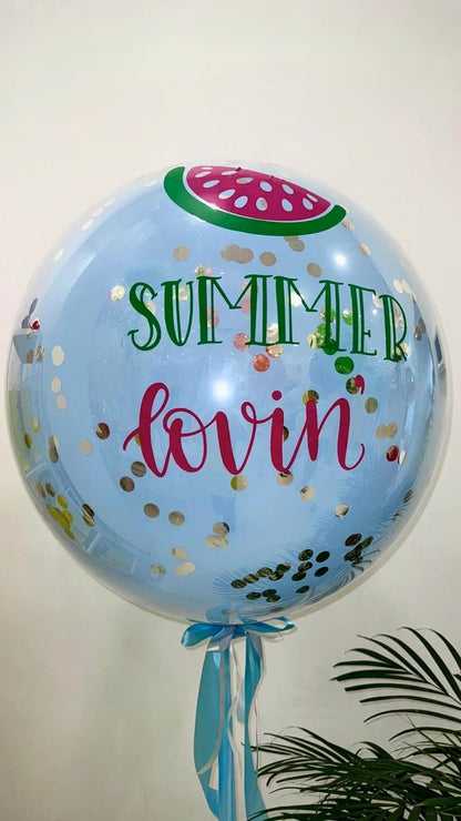 Jumbo balloons with custom signs (bobo balloons)
