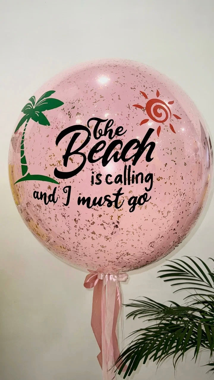 Jumbo balloons with custom signs (bobo balloons)