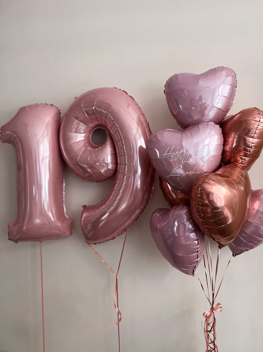 Balloon Numbers For Her - Under $100