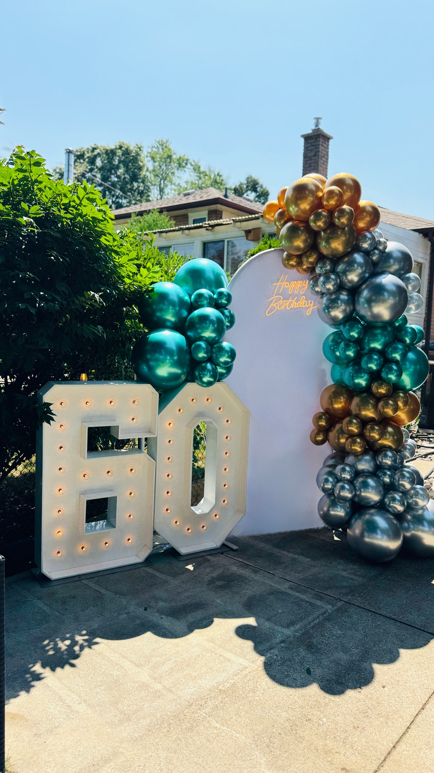 LED Marquee Letters + Balloon Installations