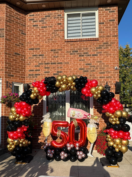 Fifty & Fabulous Balloon Package
