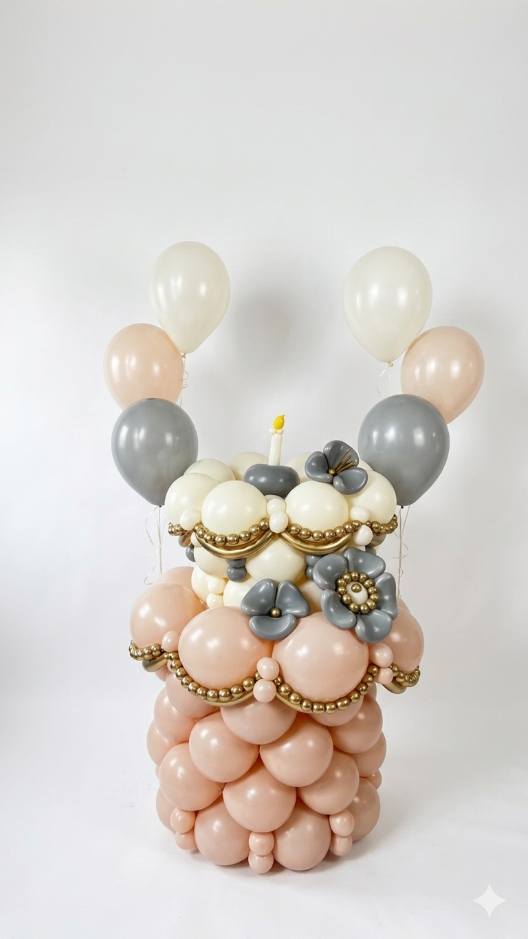 Luxury Balloon Cake