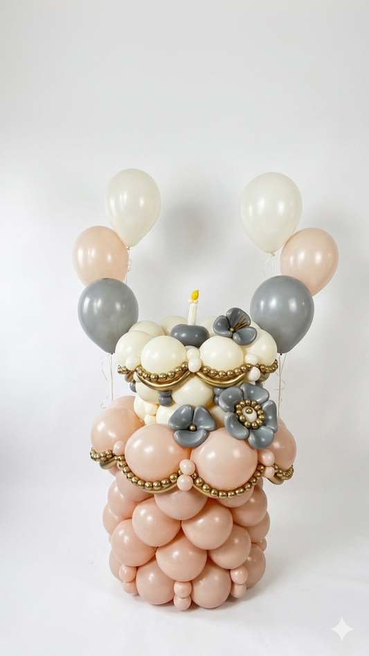 Luxury Balloon Cake