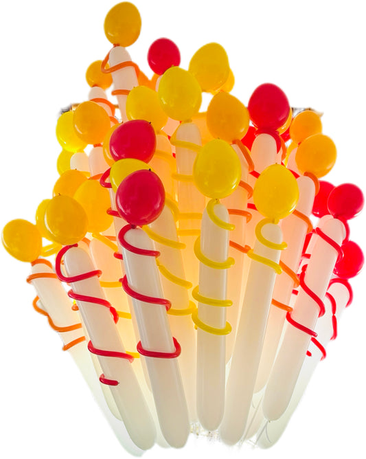 Balloon Birthday Candles