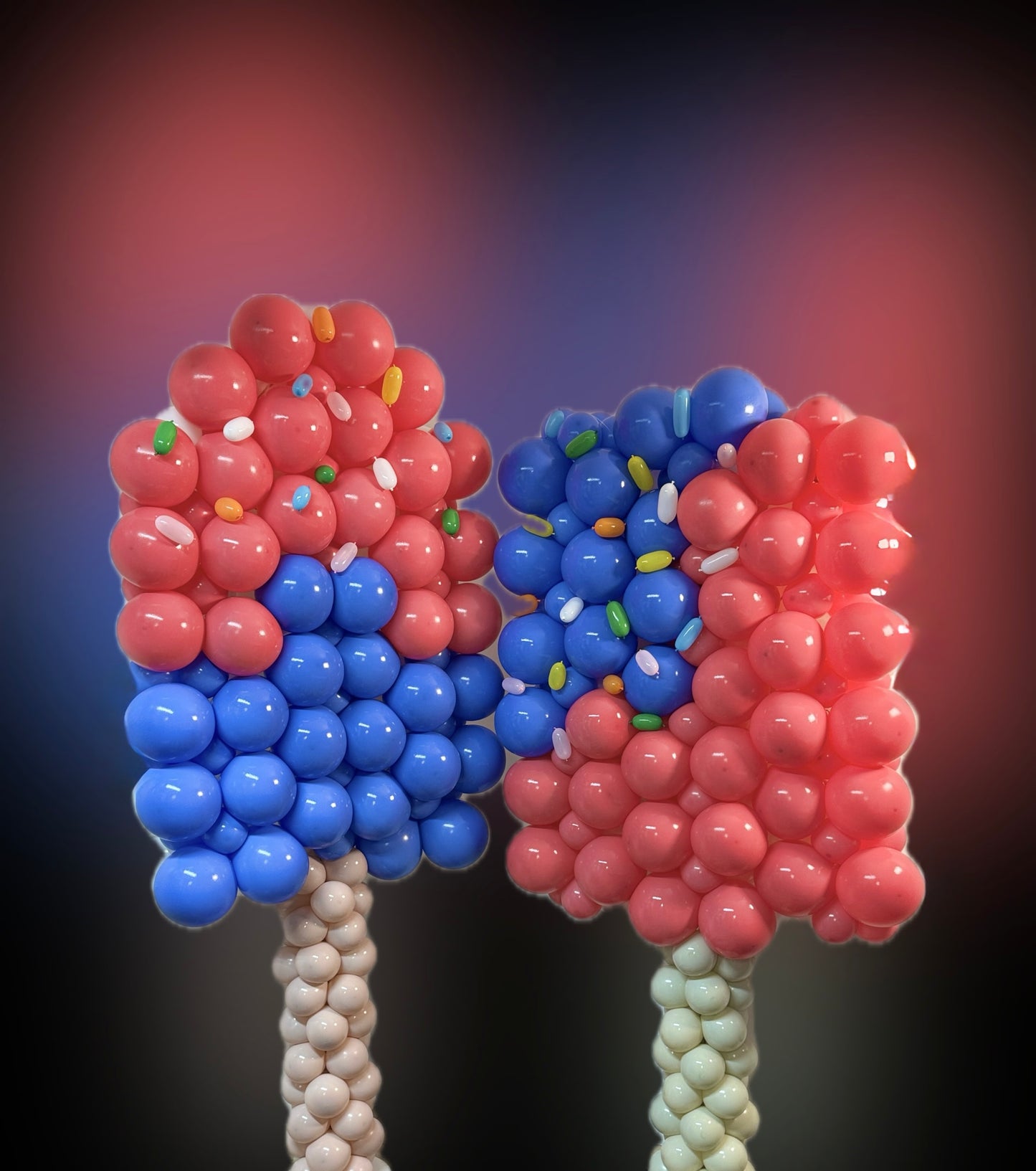 Balloon Popsicle Sculptures