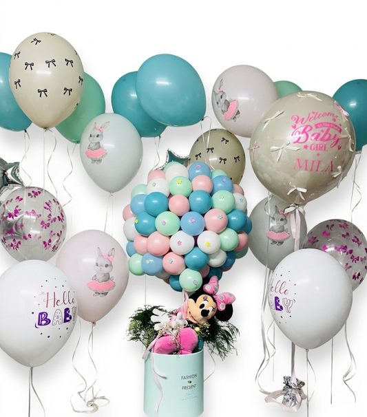 Welcome Baby Balloon Arrangement - 02