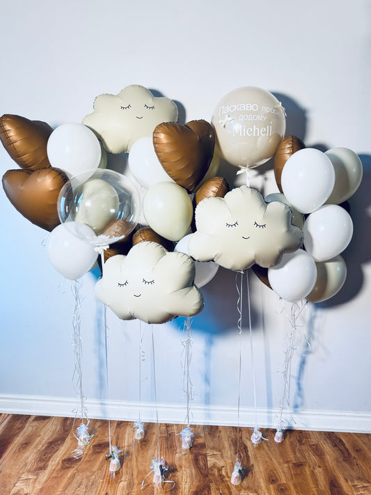 Welcome Baby Balloon Arrangement - 01